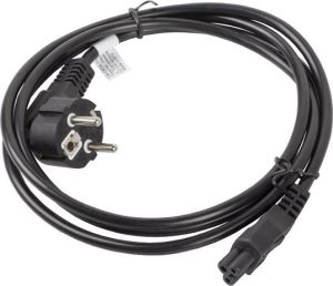 Kabel zasilający Lanberg IEC 7/7 - IEC 320 C5, 1.8m, czarny (CA-C5CA-11CC-0018-BK) 1