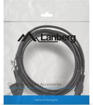 Kabel zasilający Lanberg IEC 7/7 - IEC 320 C5, 3m, czarny (CA-C5CA-11CC-003-BK) 4