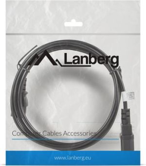 Kabel zasilający Lanberg IEC 320 C13 - C14, 1.8m, czarny (CA-C13E-11CC-0018-BK) 4