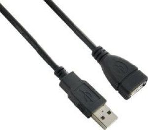 Kabel USB Lanberg USB-A - 1.8 m Czarny (CA-USBE-10CC-0018-BK) 1