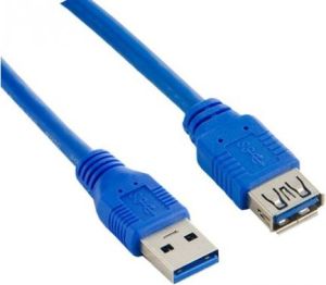 Kabel USB Lanberg USB-A - 1.8 m Niebieski (CA-US3E-10CC-0018-B) 1