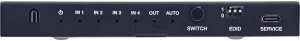 Club 3D InLine HDMI Switch – 4-Way – 48Gb/s – 8K at 60Hz – With USB-C 3