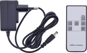 Club 3D InLine HDMI Switch – 4-Way – 48Gb/s – 8K at 60Hz – With USB-C 5