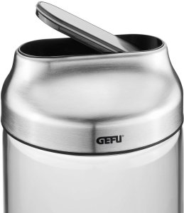 Gefu Pojemnik Gefu Kippo 400 ml szklany dozownik pokrywka stal 3