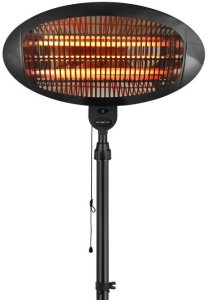 Grzejnik Emerio Emerio PH-121951, Quartz electric space heater, IP34, Indoor, Floor, Black, 2000 W 3
