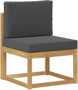 Ambiance vidaXL Zestaw sof na zewnątrz z poduszką 11 pcs Biały i antracyt 3