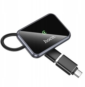 Hoco HU1 Wireless CarPlay Adapter – USB A and C – Black 2