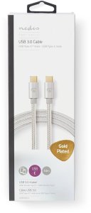 Nedis Nedis CCTB64700AL10 USB 3.1 Gen 1 Cable – Type C to Type C – 1 m – Aluminum 5