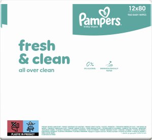 Pampers Chusteczki nawilżane FreshClean 12x80szt. 3
