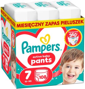 Pampers Pieluchomajtki Active Baby 7 15+ kg 108 szt. 2