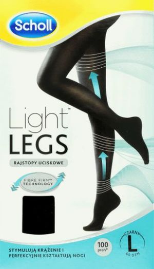 Scholl Rajstopy uciskowe Light Legs 60 DEN czarne r. L 1