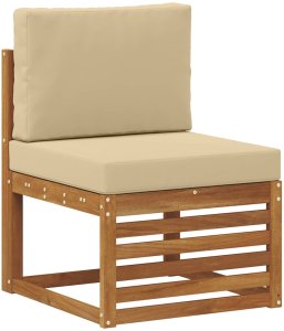 vidaXL Zestaw sof na zewnątrz z poduszką 7 pcs i Beżowy 2
