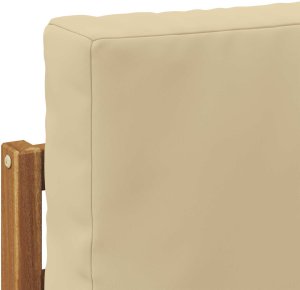 vidaXL Zestaw sof na zewnątrz 3 pcs i Beżowy Poliester 4