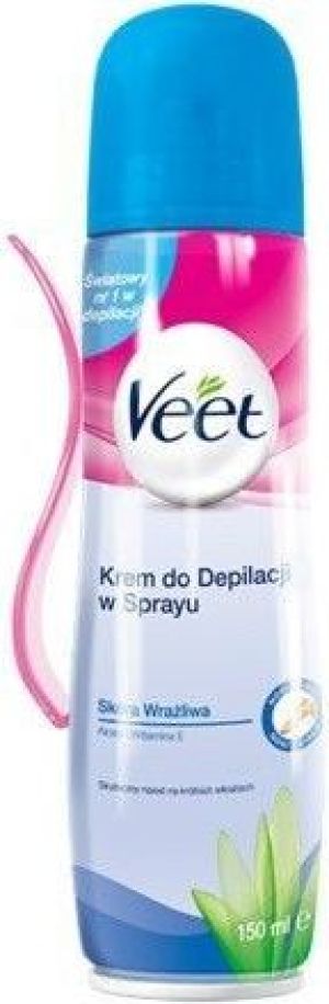 Veet Krem do depilacji w sprayu, dla skóry wrażliwej 150 ml 1