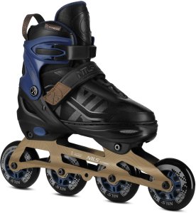 Rolki Nils Extreme Velto rekreacyjne regulowane czarno-niebieskie r. 39-42 5