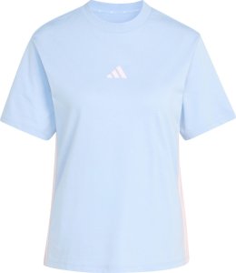 Adidas Koszulka damska adidas Essentials 3-Stripes Cotton błękitna KB7119 L 2