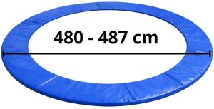 Lean Osłona Sprężyn Do Trampoliny LEAN SPRING PAD Niebieska 480-487 CM 16FT 6