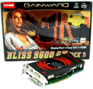 Karta graficzna Gainward GeForce 9600 GT 1024MB BP9600GT1024GSHDMIDD 1