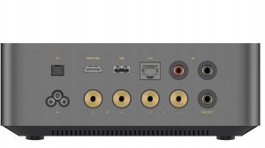 JDS Labs WiiM Amp Ultra with Voice Remote 2 – 100W Streaming Amplifier – ESS Sabre DAC – HDMI ARC Optical RCA Inputs – Grey 3