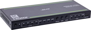 StarTech InLine HDMI Switch – 4 Slot – HDMI 2.1 – 8K@60Hz – 4K@120Hz – eARC SPDIF Jack IR Remote Control 2
