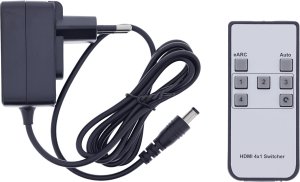 StarTech InLine HDMI Switch – 4 Slot – HDMI 2.1 – 8K@60Hz – 4K@120Hz – eARC SPDIF Jack IR Remote Control 6