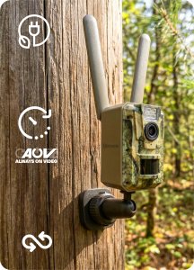 Kamera cyfrowa Genway FOTOPUŁAPKA z panelem solarnym Kamera leśna Zintronic GSM 4G LTE 3MPx 3