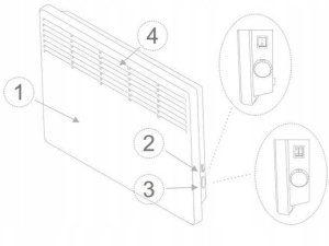 Grzejnik Warmtec Elektryczny grzejnik naścienny WARMTEC EWX-2000W 6