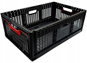 Pako Skrzynka składana 600x400x219mm czarna (5906142907298) 5