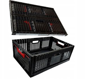 Pako Skrzynka składana 600x400x219mm czarna (5906142907298) 8