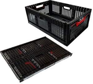 Pako Skrzynka składana 600x400x219mm czarna (5906142907298) 9