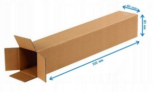 JetWorld Tuba Kartonowa 80x80x320mm 3W 400g/m2 9