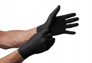 Mercator Medical Rękawice Nitrylowe 50 szt. 8-M Gogrip Black - 10 op. 14