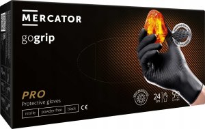 Mercator Medical Rękawice Nitrylowe 50 szt. 8-M Gogrip Black - 10 op. 3