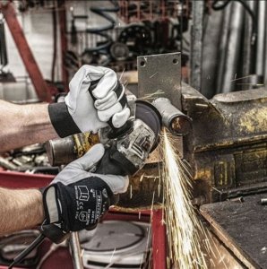 Tekson Rękawice Ochronne Tekson Practical 1252 Skóra Kozia Z Rzepem Roz. 10 - 12 Par 16