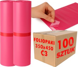 Pako Foliopaki Kurierskie Różowe C3 350x450mm - 100 szt. 9