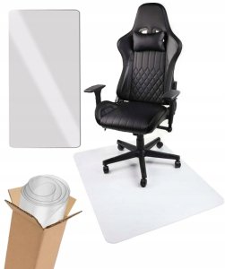 Pako Mata Ochronna Pod Krzesło Mleczny Transparent 100x70 cm 2