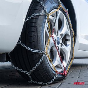 AMiO Łańcuchy Śniegowe / Snow Chains 12 mm + Bag KN-130 N (5906142981533) 11