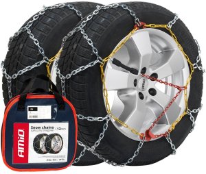AMiO Łańcuchy Śniegowe / Snow Chains 12 mm + Bag KN-130 N (5906142981533) 12