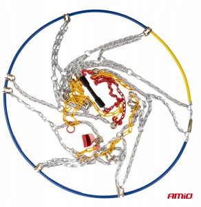 AMiO Łańcuchy Śniegowe / Snow Chains 12 mm + Bag KN-130 N (5906142981533) 15
