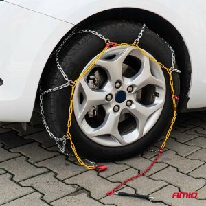 AMiO Łańcuchy Śniegowe / Snow Chains 12 mm + Bag KN-130 N (5906142981533) 6