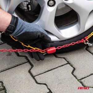AMiO Łańcuchy Śniegowe / Snow Chains 12 mm + Bag KN-130 N (5906142981533) 7