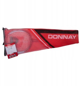 DONNAY Donnay - Zestaw do badmintona w pokrowcu 6 elementów (czerwony) 2