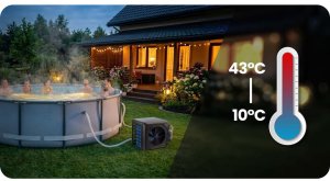 Humberg Pompa ciepła do basenu spa podgrzewacz wody 3kw Humberg HM-911 EDUKAMP 14