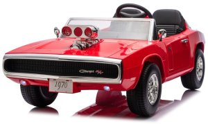 Super-Toys Auto Na Akumulator Dodge Charger R/T DLS-K12 24V7Ah Czerwony EDUKAMP 2