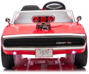 Super-Toys Auto Na Akumulator Dodge Charger R/T DLS-K12 24V7Ah Czerwony EDUKAMP 3