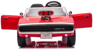 Super-Toys Auto Na Akumulator Dodge Charger R/T DLS-K12 24V7Ah Czerwony EDUKAMP 8