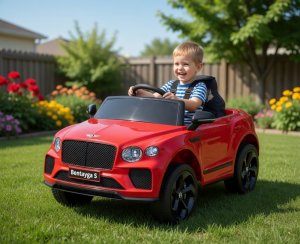 Bentley Auto na akumulator Bentayga S Czerwony 2x35W Pilot EDUKAMP 2