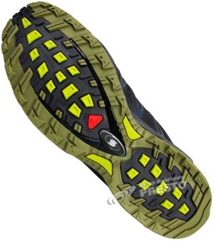 Salomon Buty męskie biegowe trailowe XA Pro 3D Ultra 2 GTX Black/Iguana Green/Seaweed Green r. 43 1/3 3