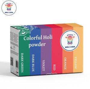 Holi Cow Kolorowy proszek Holi zestaw 6x100g Holi Cow 27335 3