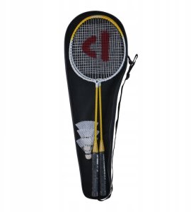 DONNAY - Zestaw do badmintona w pokrowcu 6 elementów (żółty) (8711252413945_YELLOW) 2